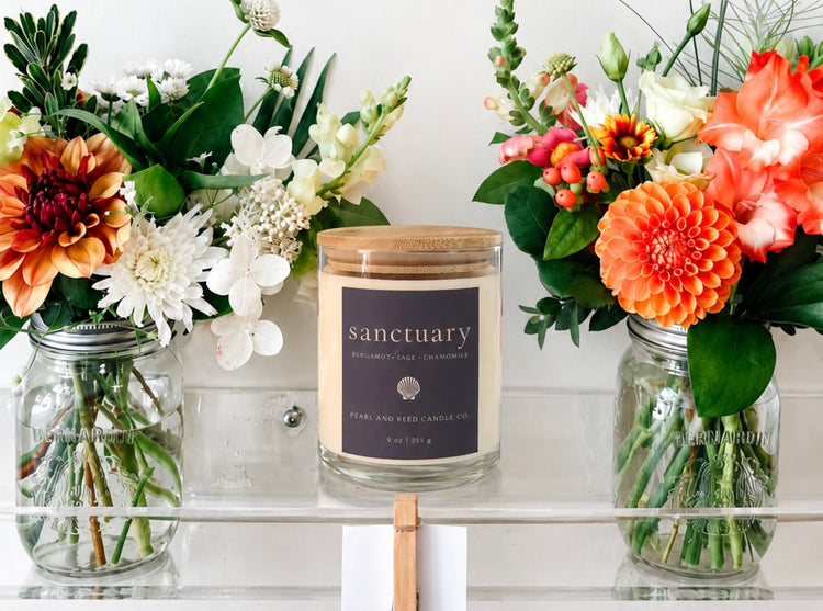 Sanctuary candle featured in The Candle Makers’ Current Obsession collection