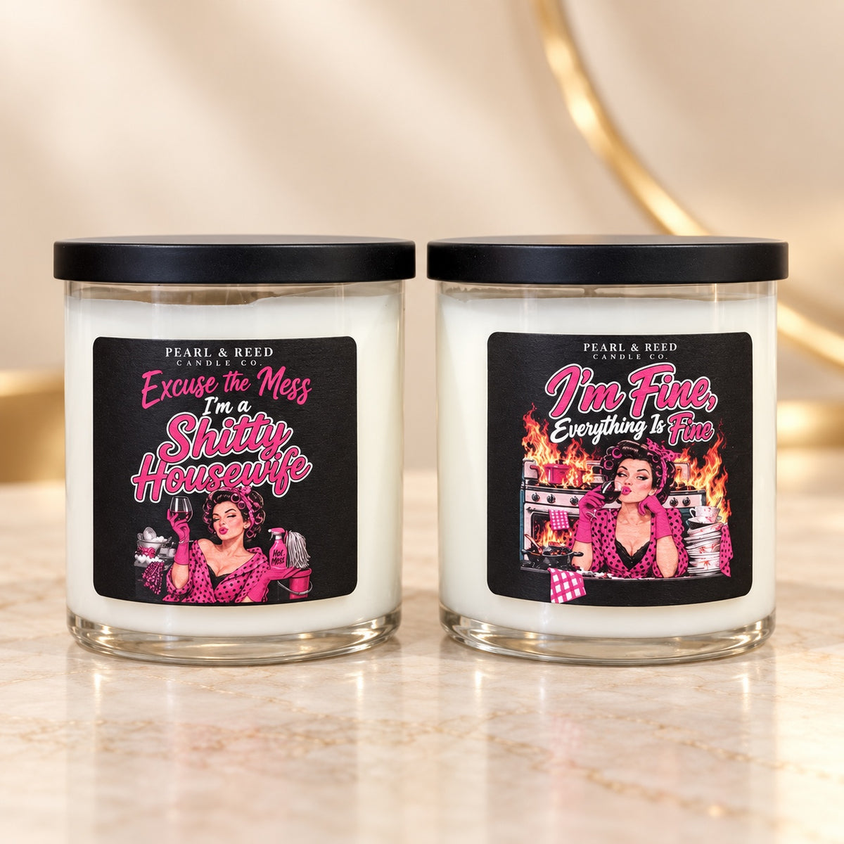 I'm Fine, Everything Is Fine candle by Pearl & Reed Candle Co.